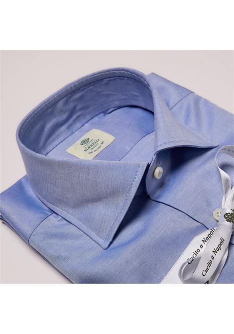TWILL SHIRT- LIGHT BLUE - LUIGI BORRELLI - NAPOLI - Luigi Borrelli